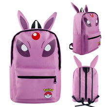 Lade das Bild in den Galerie-Viewer, Pokémon Kinder Schul Rucksack mit Ohren in diversen Motiven kaufen
