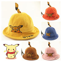 Lade das Bild in den Galerie-Viewer, Pokemon Pikachu Sonnenschutz Hut für Kleinkinder kaufen
