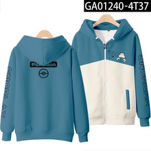 Lade das Bild in den Galerie-Viewer, Pokémon Snorlax Relaxo Sweatshirt Hoodie Langarm Hoodie für Männer kaufen
