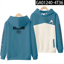 Lade das Bild in den Galerie-Viewer, Pokémon Snorlax Relaxo Sweatshirt Hoodie Langarm Hoodie für Männer kaufen
