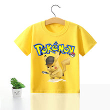 Lade das Bild in den Galerie-Viewer, Pokemon Kinder Pikachu T-Shirt für den Sommer viele Motive kaufen
