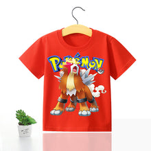 Lade das Bild in den Galerie-Viewer, Pokemon Kinder Pikachu T-Shirt für den Sommer viele Motive kaufen
