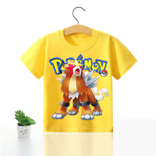 Lade das Bild in den Galerie-Viewer, Pokemon Kinder Pikachu T-Shirt für den Sommer viele Motive kaufen
