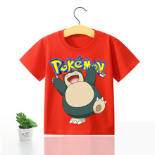 Lade das Bild in den Galerie-Viewer, Pokemon Kinder Pikachu T-Shirt für den Sommer viele Motive kaufen
