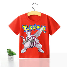 Lade das Bild in den Galerie-Viewer, Pokemon Kinder Pikachu T-Shirt für den Sommer viele Motive kaufen
