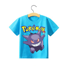 Lade das Bild in den Galerie-Viewer, Pokemon Kinder Pikachu T-Shirt für den Sommer viele Motive kaufen
