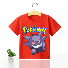 Lade das Bild in den Galerie-Viewer, Pokemon Kinder Pikachu T-Shirt für den Sommer viele Motive kaufen
