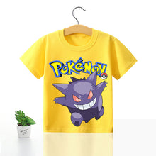 Lade das Bild in den Galerie-Viewer, Pokemon Kinder Pikachu T-Shirt für den Sommer viele Motive kaufen

