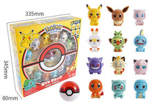 Lade das Bild in den Galerie-Viewer, Pokémon Spielbox mit Pokéball und gesichter-wechselnden Pokémons kaufen

