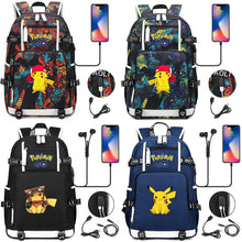 Lade das Bild in den Galerie-Viewer, Pokémon Rucksack mit Smartphone Ladefunktion kaufen
