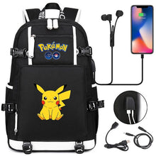 Lade das Bild in den Galerie-Viewer, Pokémon Rucksack mit Smartphone Ladefunktion kaufen
