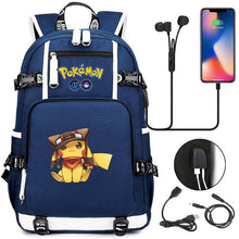Lade das Bild in den Galerie-Viewer, Pokémon Rucksack mit Smartphone Ladefunktion kaufen
