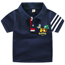 Lade das Bild in den Galerie-Viewer, Pokemon Polo Shirts für Kinder mit vielen verschiedenen Motiven für den Sommer kaufen
