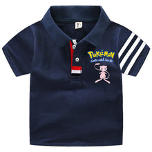 Lade das Bild in den Galerie-Viewer, Pokemon Polo Shirts für Kinder mit vielen verschiedenen Motiven für den Sommer kaufen
