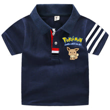 Lade das Bild in den Galerie-Viewer, Pokemon Polo Shirts für Kinder mit vielen verschiedenen Motiven für den Sommer kaufen
