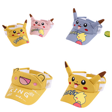Lade das Bild in den Galerie-Viewer, Pikachu Kinder Sonnenschutz Cap - ideal für den Sommer und Urlaub kaufen
