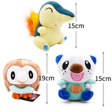 Lade das Bild in den Galerie-Viewer, 3-teilige Pokémon Plüschfiguren Regionen-Sammlung kaufen

