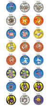 Lade das Bild in den Galerie-Viewer, Tazos Pokémon 160 runde Pogs 2000er Edition mit Box kaufen
