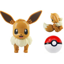 Lade das Bild in den Galerie-Viewer, Pokemon Spielzeug Set mit 2x Figur und 2x Pokeball (verschiedene Motive zur Wahl) kaufen
