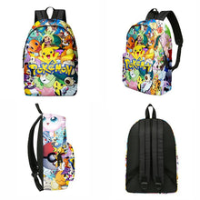 Lade das Bild in den Galerie-Viewer, Pikachu Rucksack mit Federmappe im Set für Schule etc. kaufen
