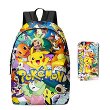 Lade das Bild in den Galerie-Viewer, Pikachu Rucksack mit Federmappe im Set für Schule etc. kaufen
