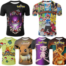 Lade das Bild in den Galerie-Viewer, Kinder T Shirts Pokemon und Pikachu Motive kaufen
