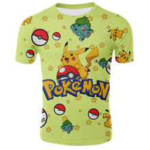 Lade das Bild in den Galerie-Viewer, Kinder T Shirts Pokemon und Pikachu Motive kaufen
