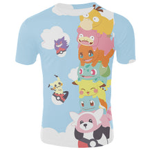 Lade das Bild in den Galerie-Viewer, Kinder T Shirts Pokemon und Pikachu Motive kaufen
