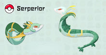 Lade das Bild in den Galerie-Viewer, Serperior Serpiroyal Stofftier Pokemon (ca. 110cm) kaufen
