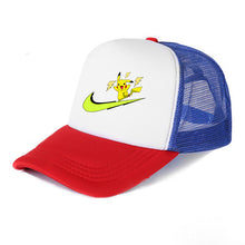 Lade das Bild in den Galerie-Viewer, Pikachu Pokemon Baseball Mützen in vielen Motiven für Kinder oder Erwachsene kaufen
