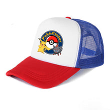 Lade das Bild in den Galerie-Viewer, Pikachu Pokemon Baseball Mützen in vielen Motiven für Kinder oder Erwachsene kaufen
