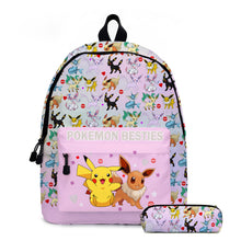 Lade das Bild in den Galerie-Viewer, Pokémon Kinder Schulrucksack und Stiftetui kaufen
