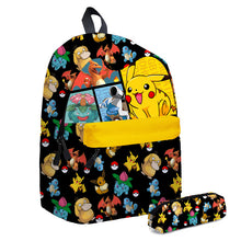 Lade das Bild in den Galerie-Viewer, Pokémon Kinder Schulrucksack und Stiftetui kaufen
