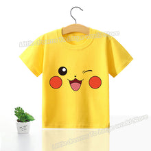 Lade das Bild in den Galerie-Viewer, Kinder T-Shirts mit niedlichen Pokemon oder Pikachu Motiven kaufen
