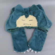 Lade das Bild in den Galerie-Viewer, Pokémon Relaxo Snorlax plüschige Cosplay Mütze mit langen Ohren kaufen
