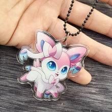 Lade das Bild in den Galerie-Viewer, Pokemon Sylveon Keychain / Anhänger / Lanyard kaufen
