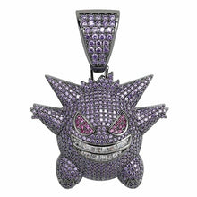 Lade das Bild in den Galerie-Viewer, Gengar Pokemon Hip Hop Halskette kaufen
