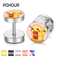 Lade das Bild in den Galerie-Viewer, Pokemon Pikachu Ohrringe / Ohrstecker kaufen
