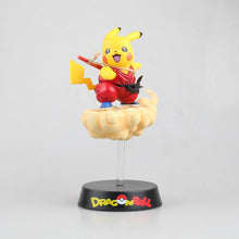 Lade das Bild in den Galerie-Viewer, Pikachu Cosplay Dragon Ball Son Goku Figur (ca. 18cm) kaufen
