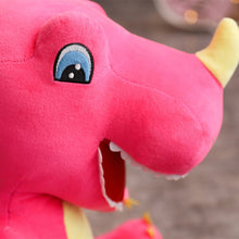 Lade das Bild in den Galerie-Viewer, Lustiger Dino Kuscheltier - Dinosaurier Plüsch (60cm oder 95cm) kaufen
