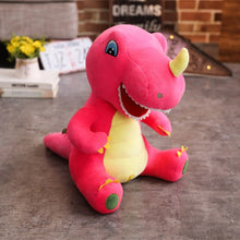 Lade das Bild in den Galerie-Viewer, Lustiger Dino Kuscheltier - Dinosaurier Plüsch (60cm oder 95cm) kaufen
