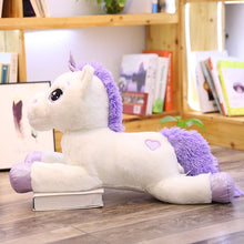 Lade das Bild in den Galerie-Viewer, XXL Einhorn Stofftier - Süße Einhörner Kuscheltiere (60-110cm) kaufen
