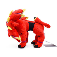 Lade das Bild in den Galerie-Viewer, Zygarde &amp; Roter Solgaleo Stoff Pokemon (ca. 25cm / 33cm) kaufen

