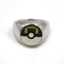 Lade das Bild in den Galerie-Viewer, Pokemon Ringe mit Poke Ball, Gengar, Zapdos, Articuno, Moltres Motiv kaufen
