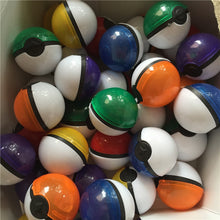 Lade das Bild in den Galerie-Viewer, 180 Pokebälle / Pokeballs (ca. 3.5cm) mit Figur und Sticker kaufen

