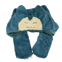 Lade das Bild in den Galerie-Viewer, Pokémon Relaxo Snorlax plüschige Cosplay Mütze mit langen Ohren kaufen
